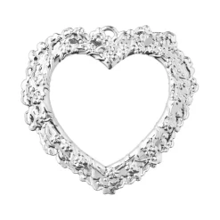 Hot Rosendahl Decoración de ventana Karen Blixen Corazón de flores, Plata Plateado