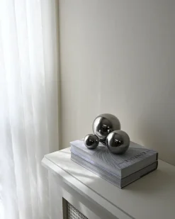 Hot 101 Copenhagen Decoración Gallery Balls 3 piezas, Chrome Plateado