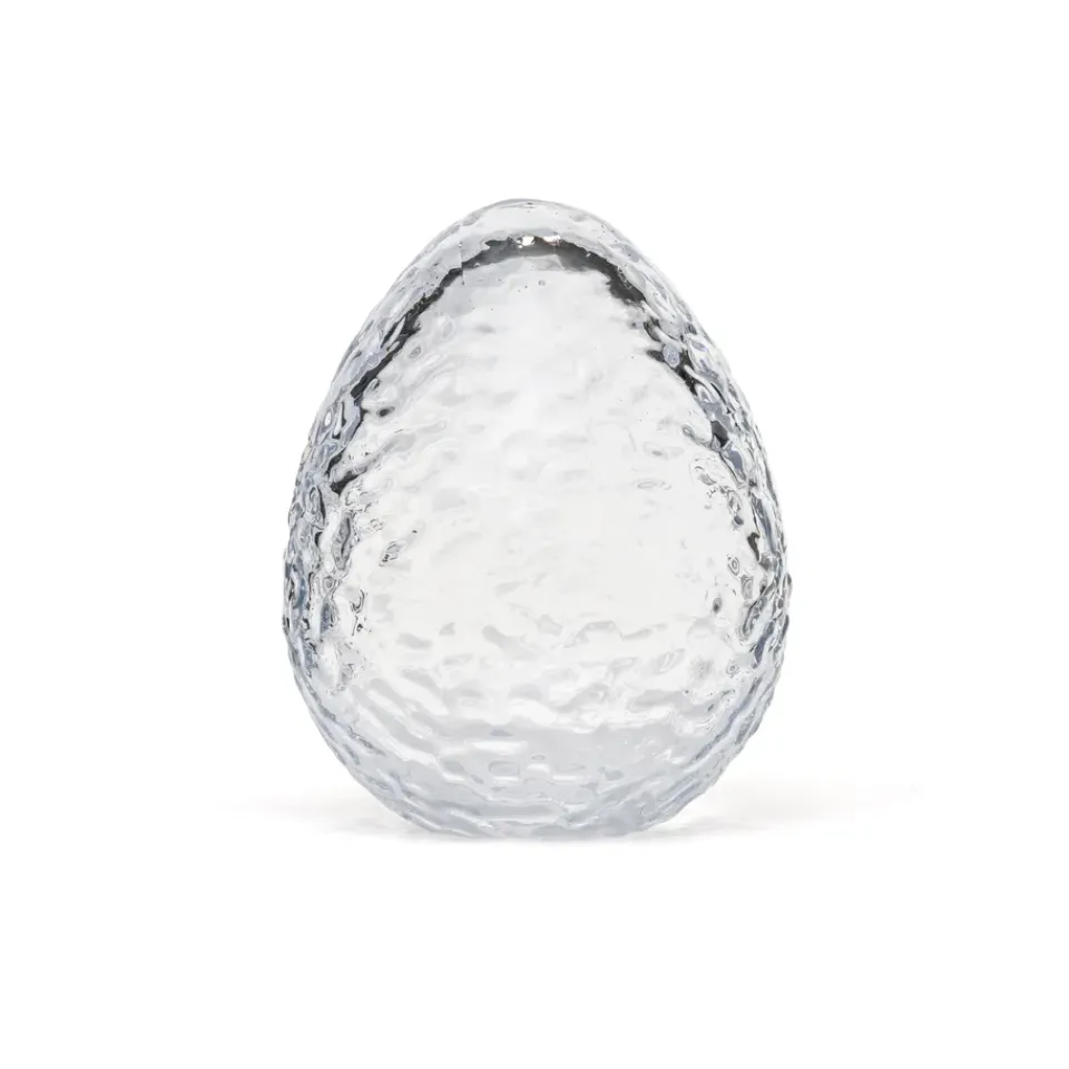 Discount Cooee Design Decoración Gry huevo 12 cm, Clear Transparente