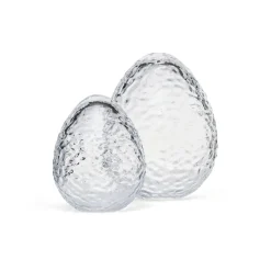 Discount Cooee Design Decoración Gry huevo 12 cm, Clear Transparente
