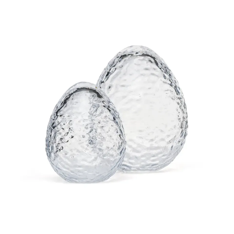 Discount Cooee Design Decoración Gry huevo 12 cm, Clear Transparente