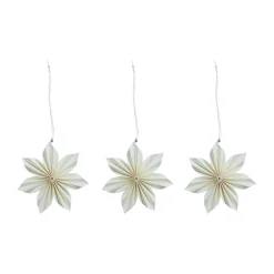 Sale Watt & Veke Decoración navideña Aurora 3 piezas, White-brown BlancoMarrón
