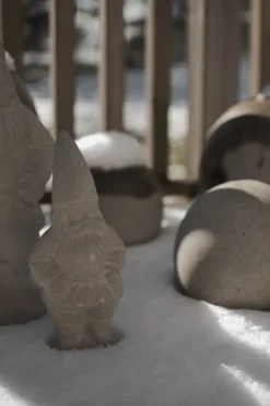 Best DBKD Decoración navideña Concrete Santa, Concrete, medium Gris