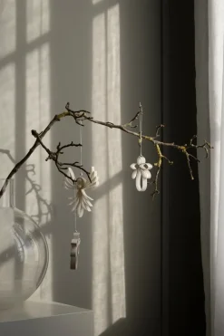 Online Watt & Veke Decoración navideña Engla 3 piezas, White Blanco