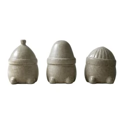 Outlet DBKD Decoración navideña Hipster Triplets, set de 3, Beige