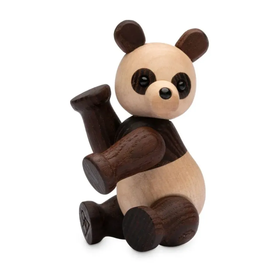 Online Spring Copenhagen Decoración panda Pixi arce 9 cm, Marrón