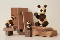 Online Spring Copenhagen Decoración panda Pixi arce 9 cm, Marrón