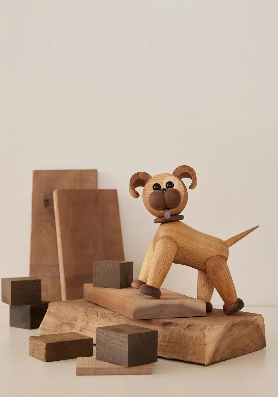 Sale Spring Copenhagen Decoración perro Buddy 20,5 cm, Roble Beige