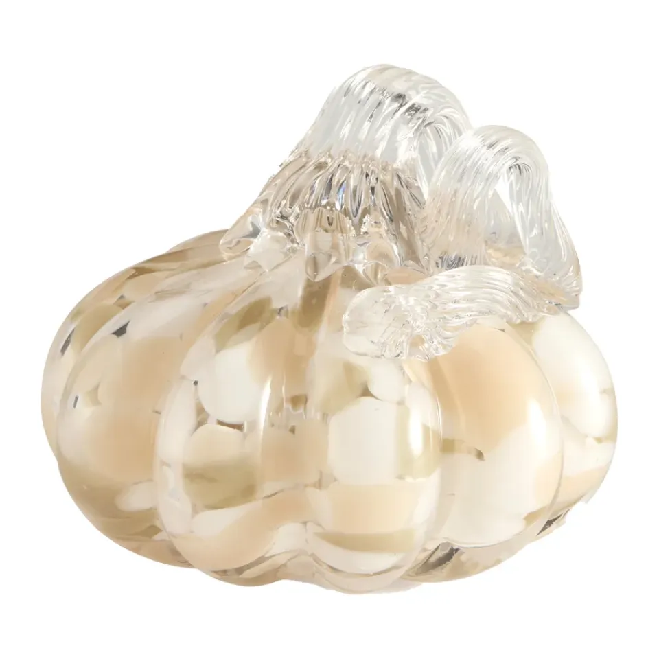 Outlet Cooee Design Decoración Pumpkin 8 cm, Confetti Beige