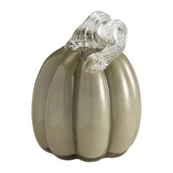 Hot Cooee Design Decoración Pumpkin 14 cm, Khaki Beige