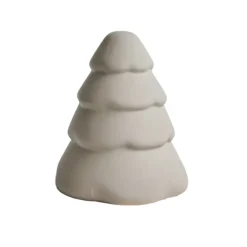Outlet Cooee Design Decoración Snowy árbol de navidad 15 cm, Sand Beige