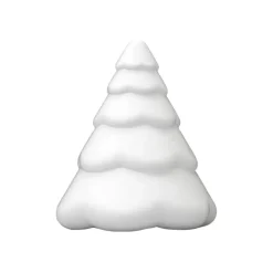 New Cooee Design Decoración Snowy árbol de navidad 20 cm, White Blanco