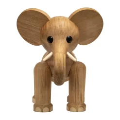 New Spring Copenhagen Decoración Tembo elefant 41 cm, Roble Beige