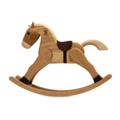 Clearance Spring Copenhagen Decoración The Rocking Horse 13,5 cm, Roble, 13,5 cm Beige