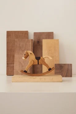 Clearance Spring Copenhagen Decoración The Rocking Horse 13,5 cm, Roble, 13,5 cm Beige