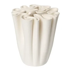 Outlet Ferm Living Dedali Jarrón 18 cm, Off-white Blanco