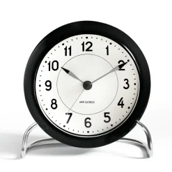 Discount Arne Jacobsen Clocks Despertador AJ Station, , Negro
