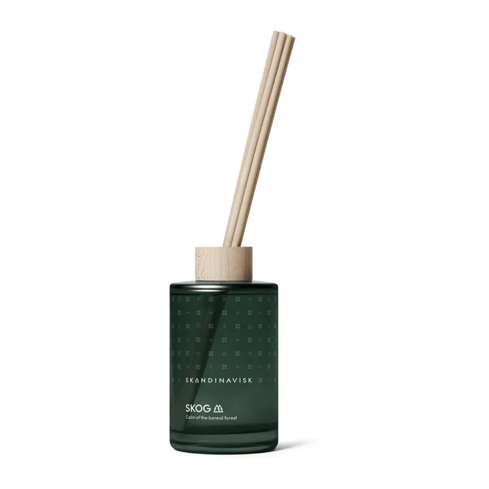 New Skandinavisk Difusor con varillas Skog, 200 ml Verde