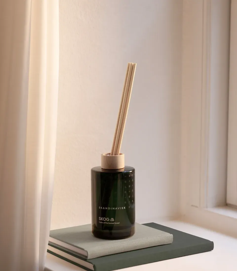New Skandinavisk Difusor con varillas Skog, 200 ml Verde