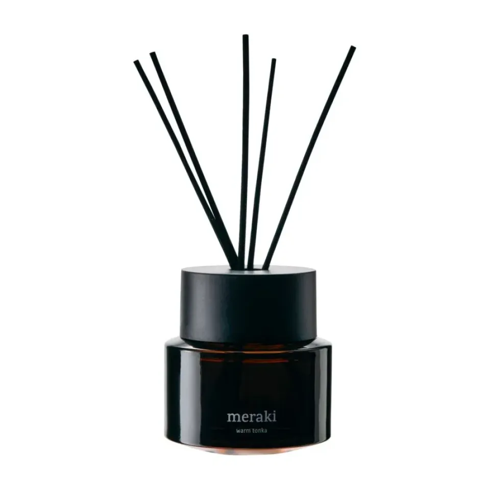 Best Meraki Difusor de varillas 100 ml, Warm tonka Marrón