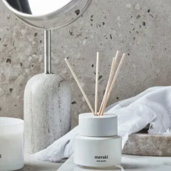 Clearance Meraki Difusor de varillas 100 ml, White garden Blanco