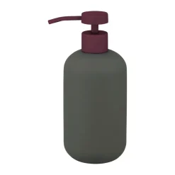 Mette Ditmer Dispensador de jabón Lotus play alto, incl. 2 cabezales, Dark olive Verde