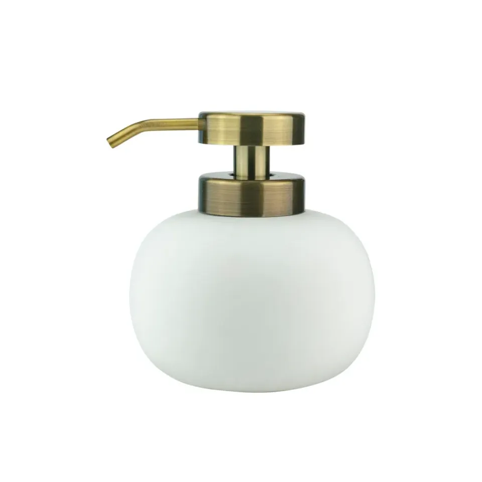 New Mette Ditmer Dispensador de jabón Lotus bajo, Blanco