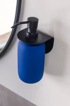 Best Mette Ditmer Dispensador de jabón Lotus alto, Cobalt Azul
