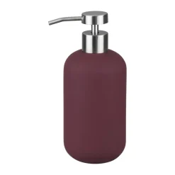 New Mette Ditmer Dispensador de jabón Lotus play alto, incl. 2 cabezales, Wine Rojo