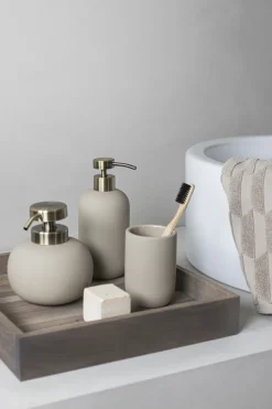 Clearance Mette Ditmer Dispensador de jabón Lotus alto, arena Beige
