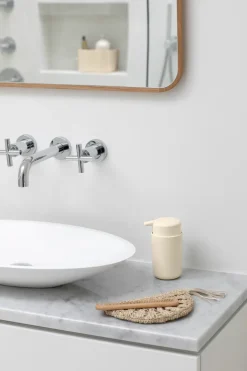 New Brabantia Dispensador de jabón ReNew 14 cm, Soft Beige