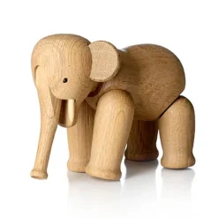 Online Kay Bojesen Denmark Elefante de madera pequeña, roble Marrón