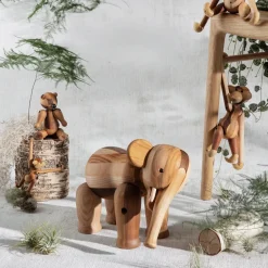 Online Kay Bojesen Denmark Elefante grande Kay Bojesen, Reworked Marrón
