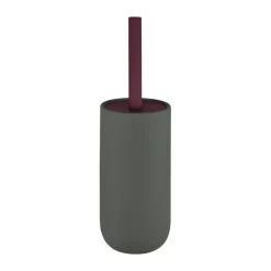 Discount Mette Ditmer Escobilla de baño Lotus play, incl. 2 cabezales de cepillo, Dark olive Verde