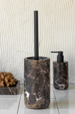Outlet Mette Ditmer Escobilla de baño Marble 36 cm, Marrón