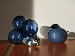Discount Iittala Escultura Birds by Toikka, Kuulas regn Azul