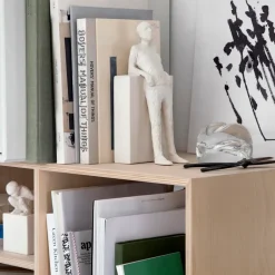 Kähler Escultura con mensaje Character, The hedonist Blanco