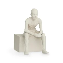 New Kähler Escultura con mensaje Character, The reflective one Blanco