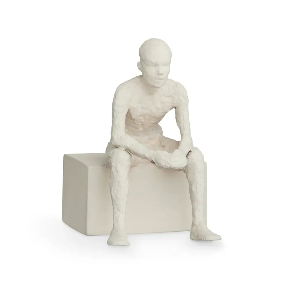 New Kähler Escultura con mensaje Character, The reflective one Blanco