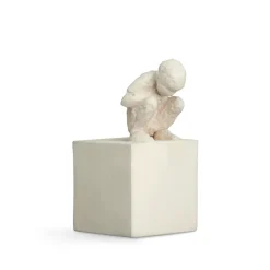 Discount Kähler Escultura con mensaje Character, The curious one Blanco