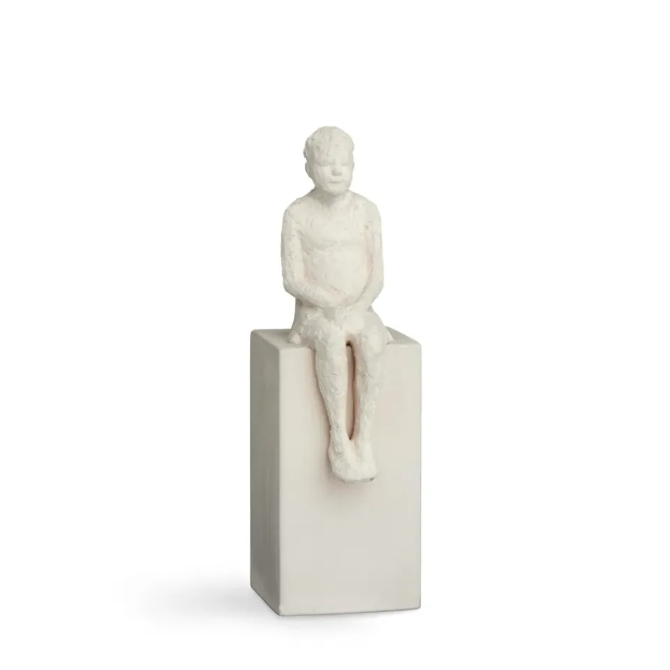 New Kähler Escultura con mensaje Character, The dreamer Blanco