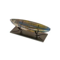 Clearance Kosta Boda Escultura de cristal BV Caspar Boat, Transparente