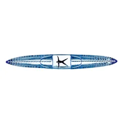 Discount Kosta Boda Escultura de cristal BV Drifter, Azul