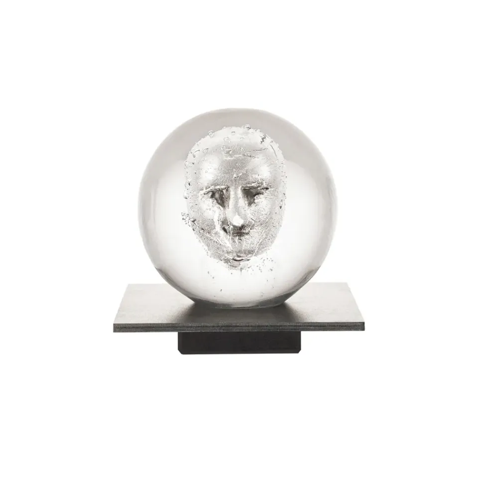 New Kosta Boda Escultura de cristal BV Headman, Transparente