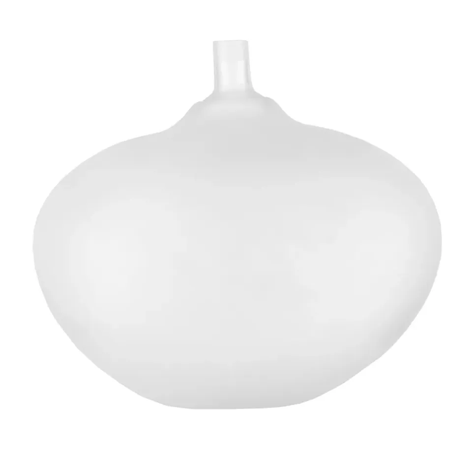 New Kosta Boda Escultura de vidrio BV Beans AC-20, Blanco