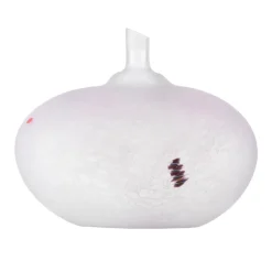 Best Kosta Boda Escultura de vidrio BV Beans AC-20, Rosa