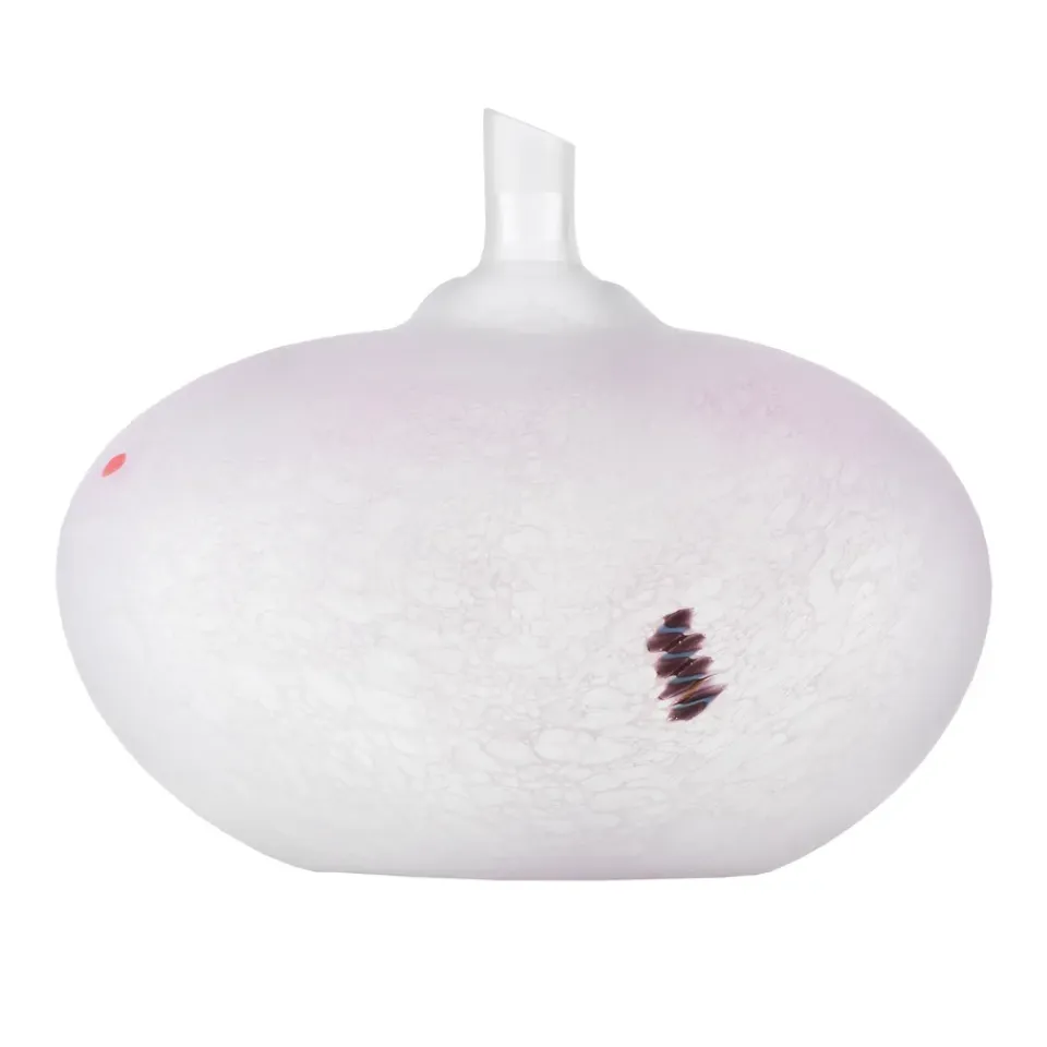Best Kosta Boda Escultura de vidrio BV Beans AC-20, Rosa