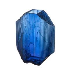 Online Iittala Escultura de vidrio Kartta 33,5 cm, ultramarino Azul