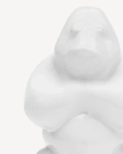 Kosta Boda Escultura Gabba Gabba Hey 120 mm, Cloudy white Blanco