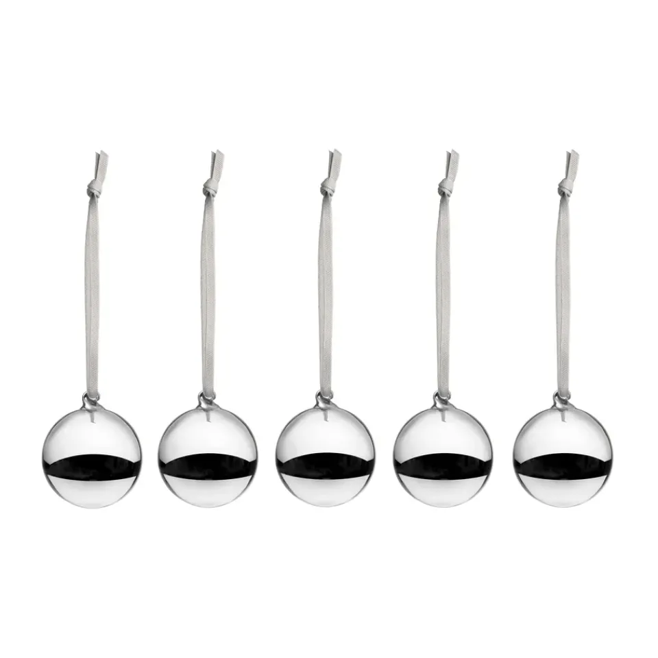 Online Iittala Esferas de cristal Ø4 cm, 5-pack, Plateado